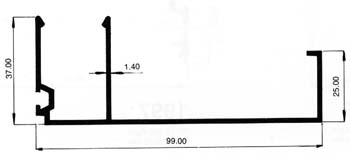 alumunium Curtain Wall-Curtain Wall Group 2083 - 2084
